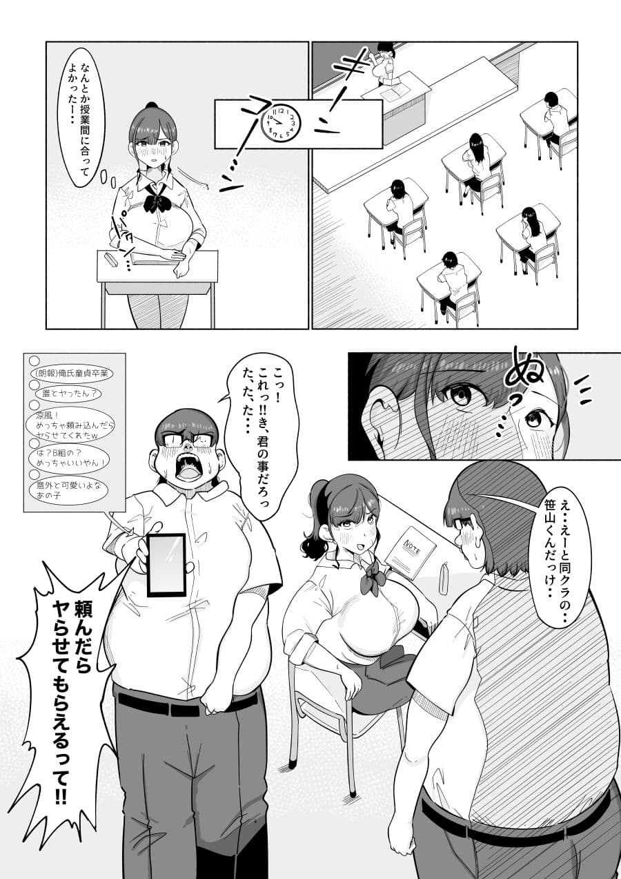 頼んだらヤらせてくれるクラスの中ではそこそこ可愛い涼風すずねちゃん サンプル画像 4