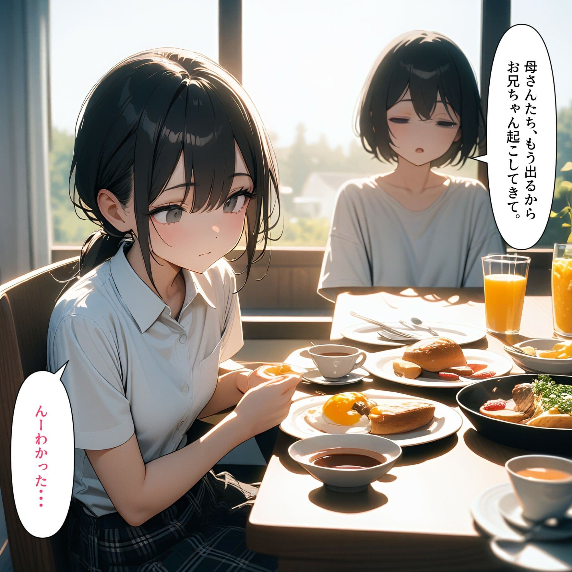 毎朝、ベッドまで起こしにきてくれる妹 サンプル画像 2