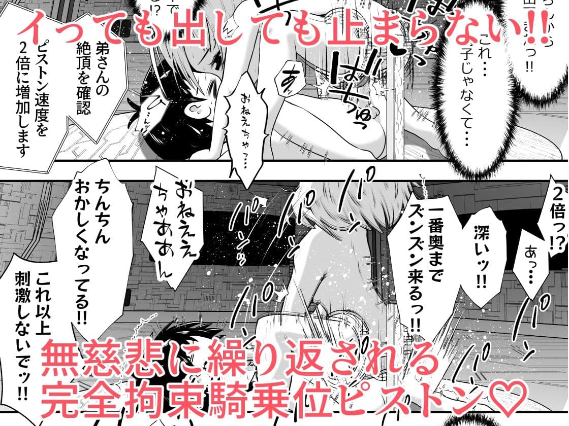 仲良し姉弟が拉致されて拘束されたまま交尾させられるお話 サンプル画像 9