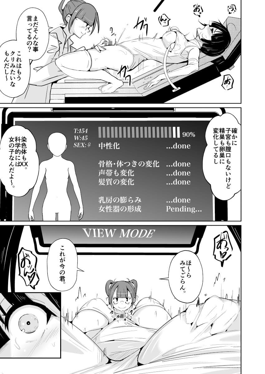 女体化治験バイト サンプル画像 8