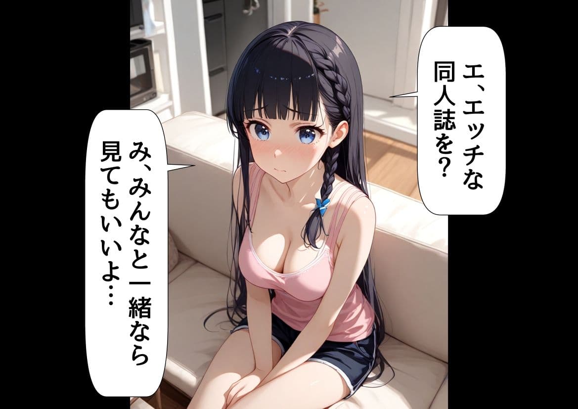 初体験に興味ある幼馴染4人で、AV鑑賞会してみる サンプル画像 8