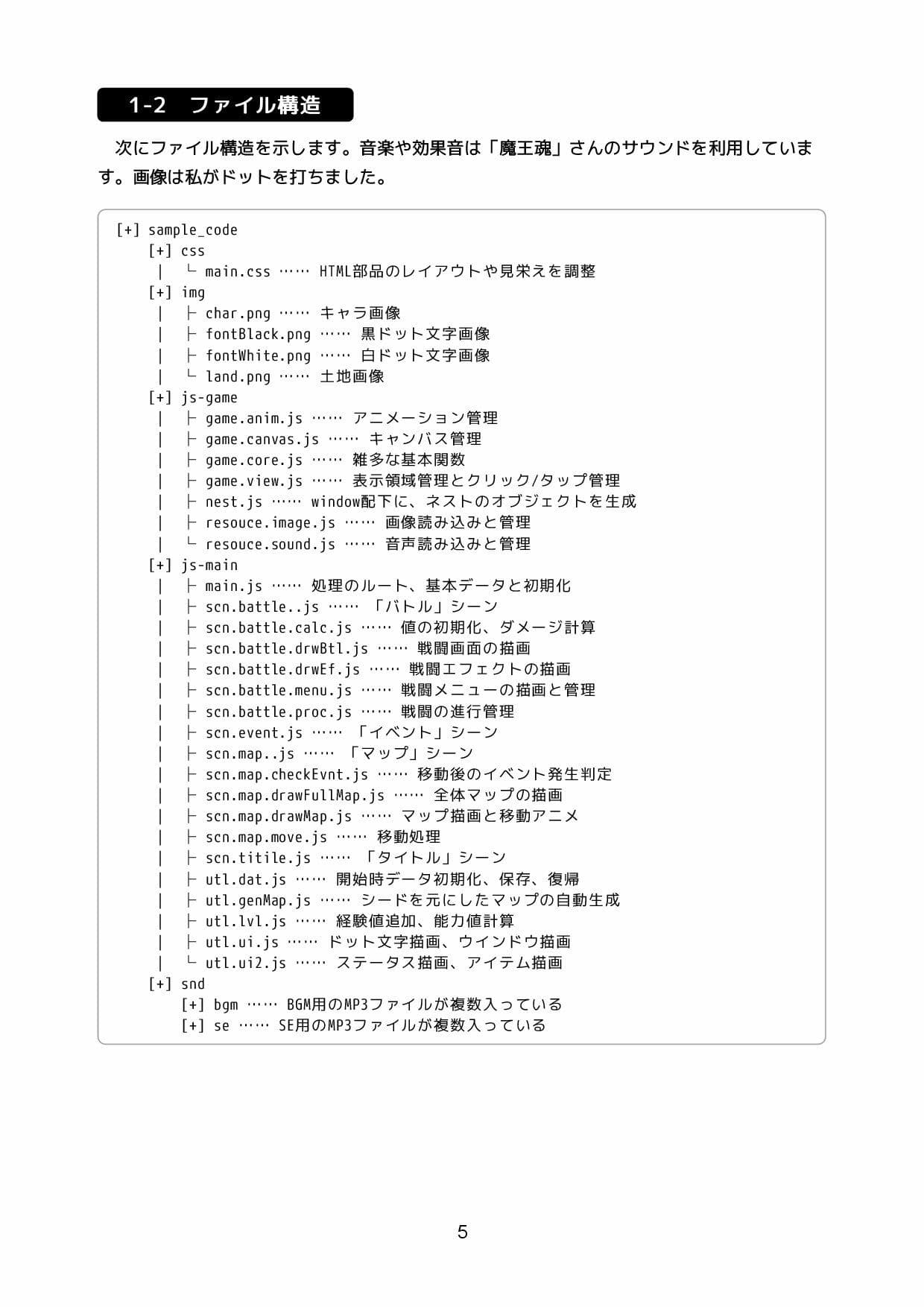 レトロ風RPG フルスクラッチ開発 全コード サンプル画像 2