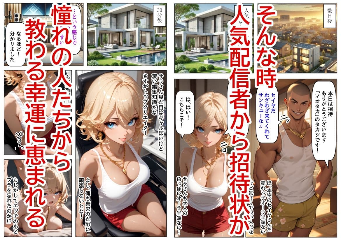 両想いの巨乳な幼馴染が、卑劣な人気配信者に寝取られる サンプル画像 2