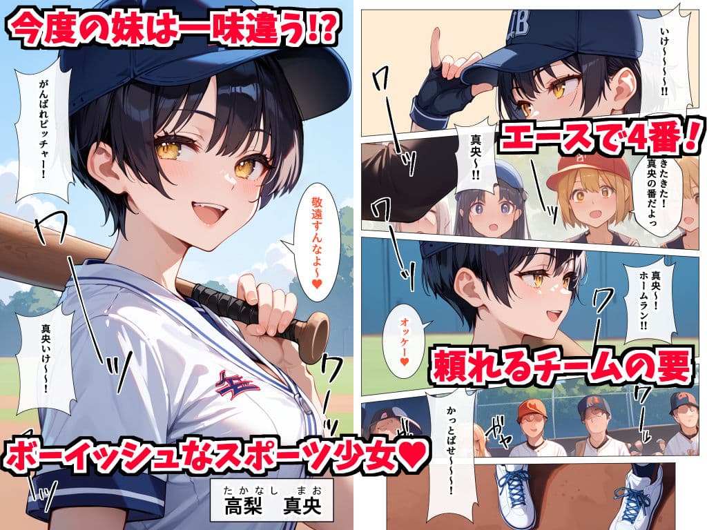 ボーイッシュな妹が脱いだらすごかったので何度も生ハメして中出ししまくった話 サンプル画像 1