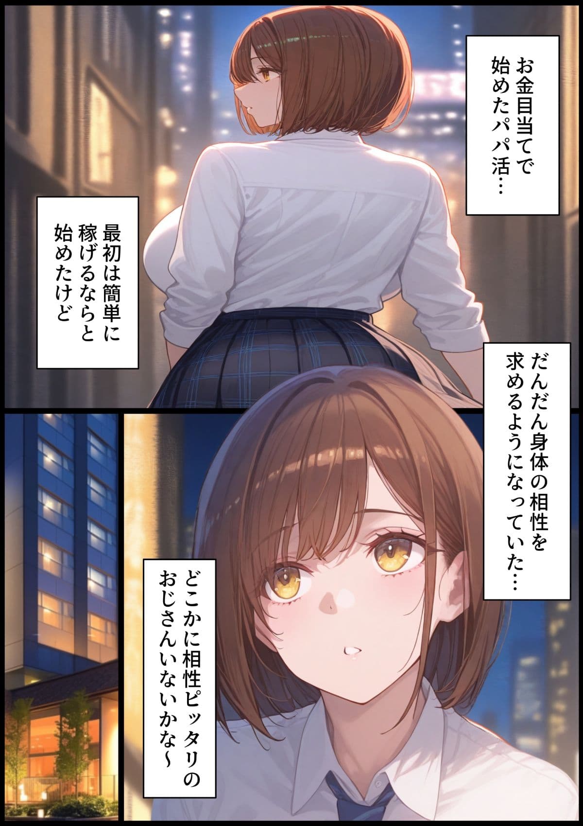 デカパイ女子のパパ活事情 サンプル画像 5