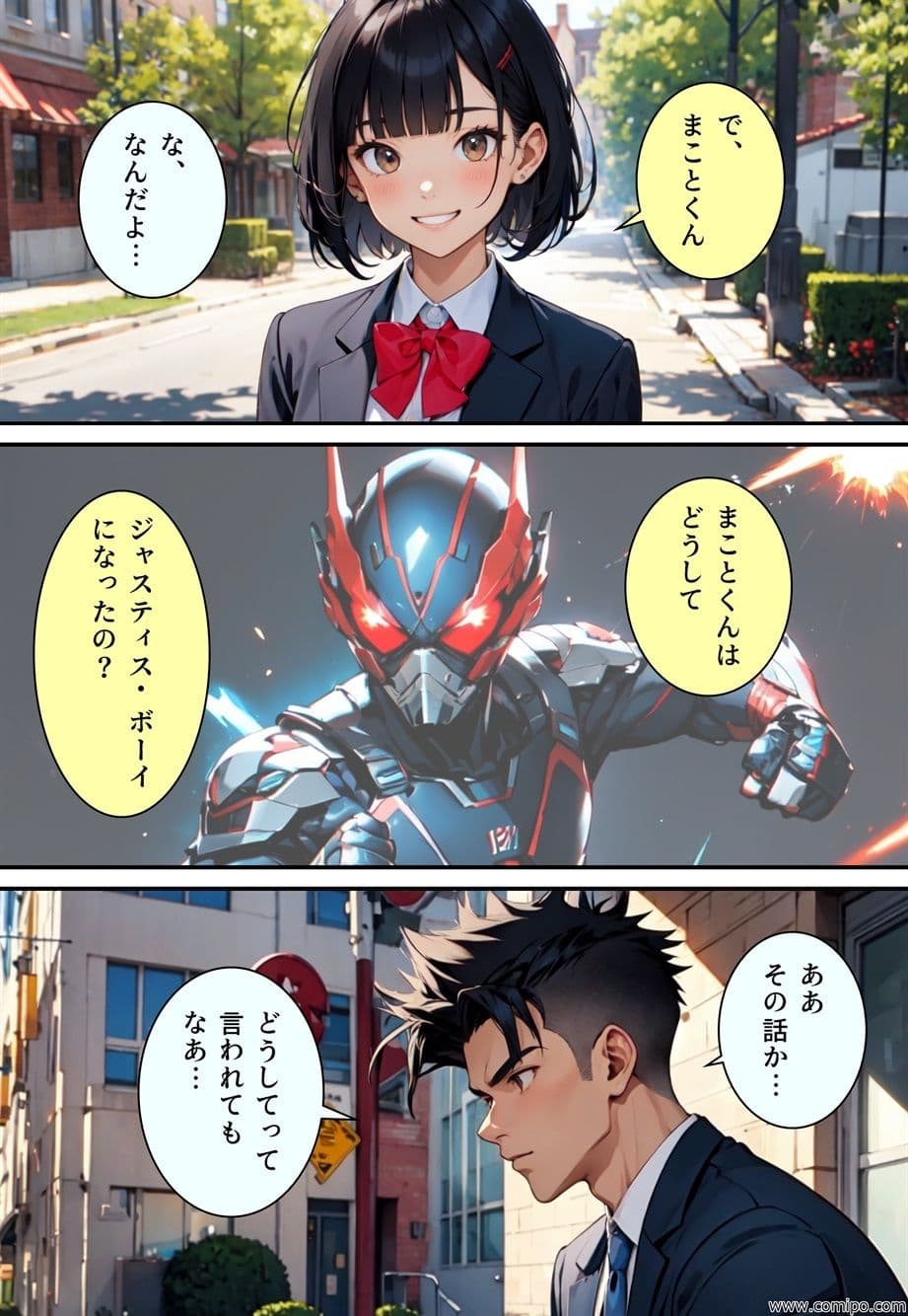 真・正義戦士ジャスティスボーイ 第7話「黒服兄妹とバニー・ガール（前編）」 サンプル画像 3