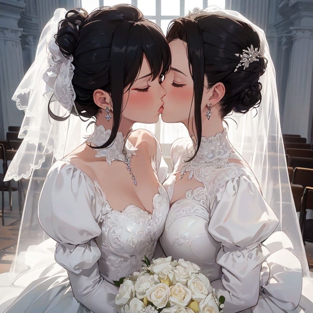 100円画集「ウェディング・ドレスパニック！新郎新婦にされた男たち、体験版＋おまけ」 サンプル画像 8