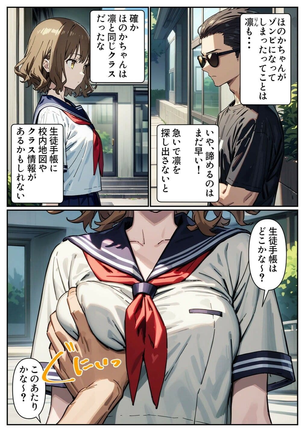 ゾンビがあふれる世界で俺だけゲームスキルが使える サンプル画像 3