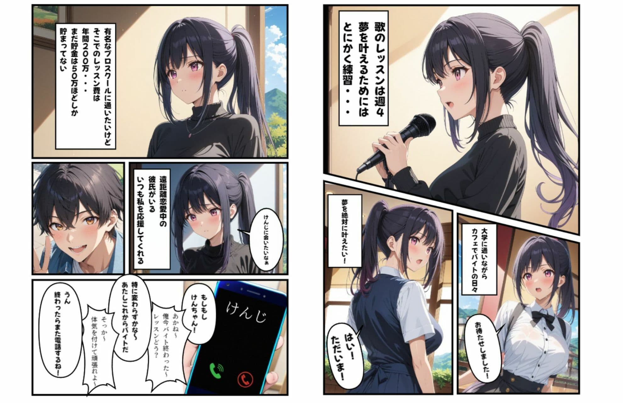 大切な彼氏がいるのに・・・〜女子大生NTR〜 サンプル画像 2