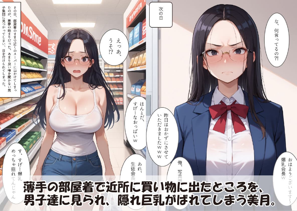 生徒会長「斉藤美月」の受難 サンプル画像 3