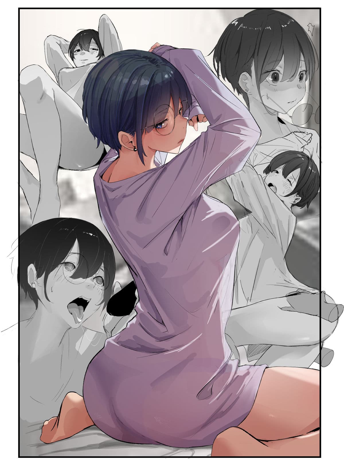 隣から喘ぎ声が聞こえてきた話 サンプル画像 6