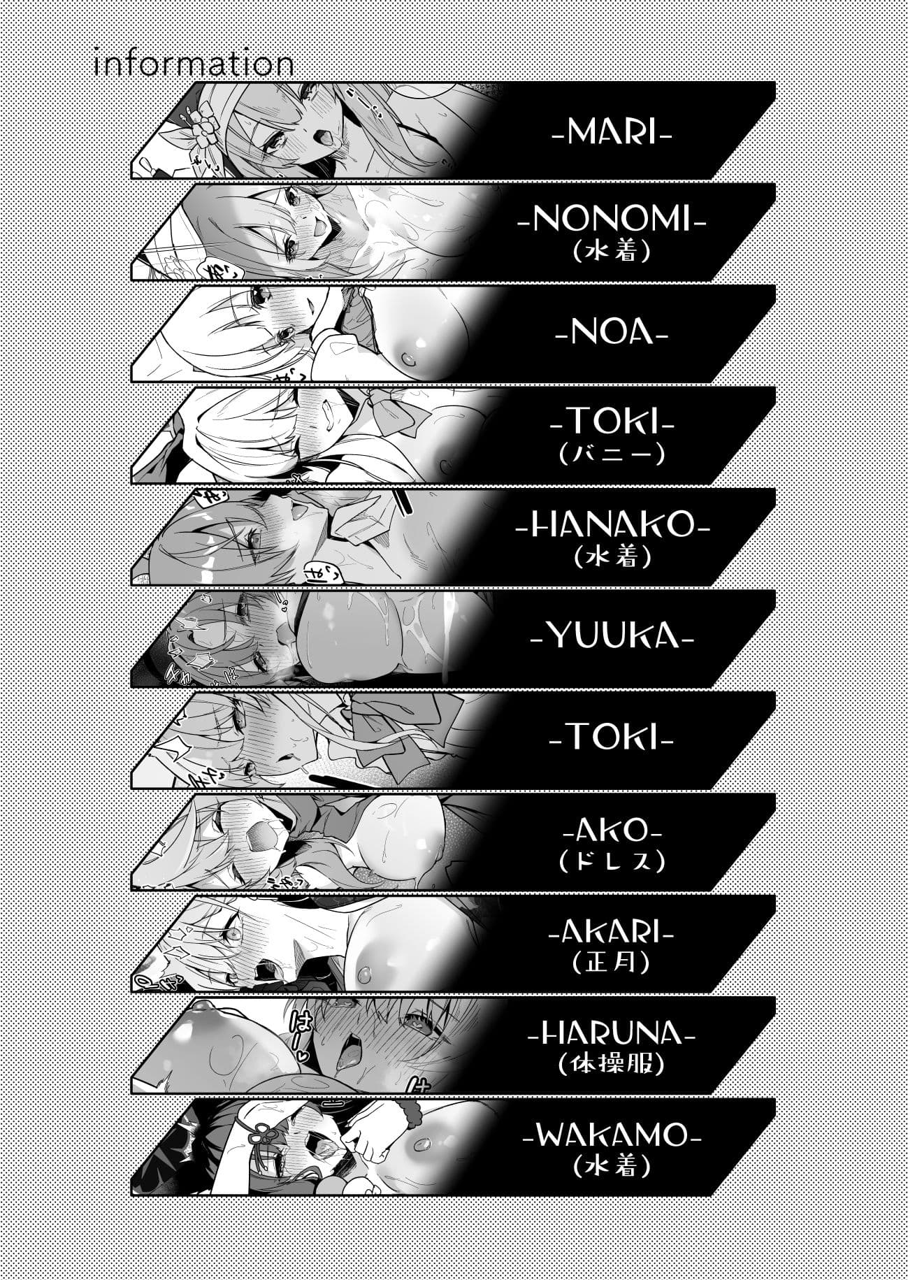 ブルアカのえっちなミニ漫画まとめ本2 サンプル画像 1