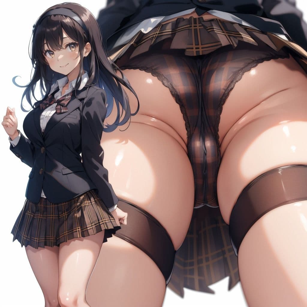 清楚系小悪魔女子の制服盗撮アングル お尻編 サンプル画像 6