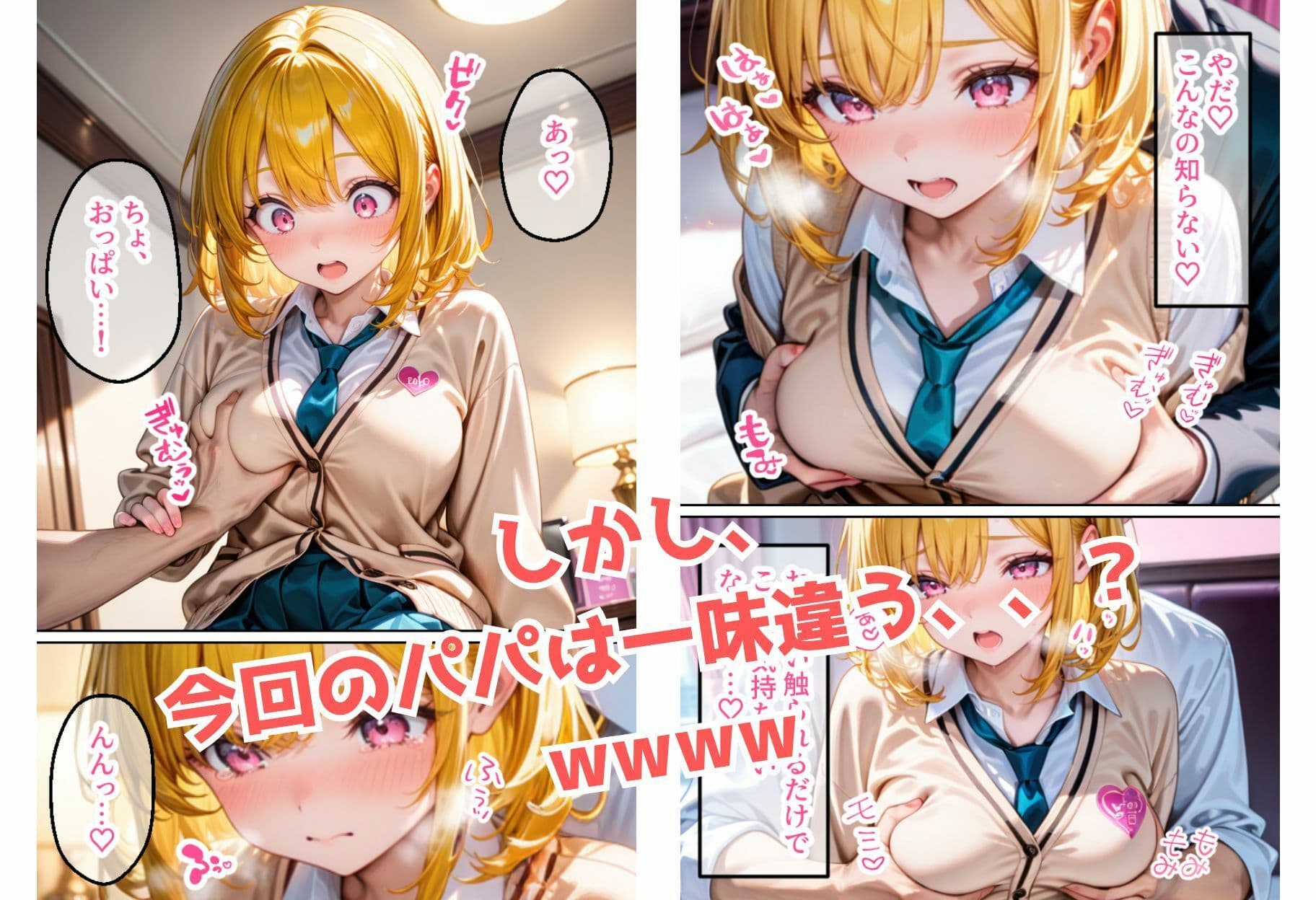 生意気なパパ活JK女子がチン棒に服従した件【全Pセリフ有】 サンプル画像 2