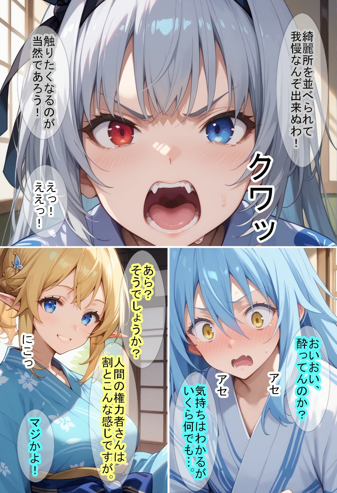 【転〇ラ】ルミ〇ス様を接待していたら乱交になっていた件 サンプル画像 4