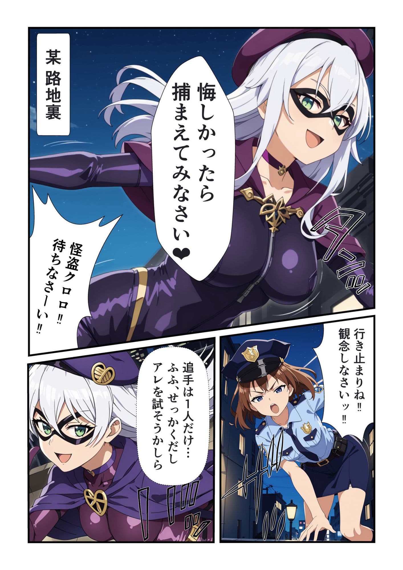 美少女怪盗 催〇クロロホルム奴● サンプル画像 1