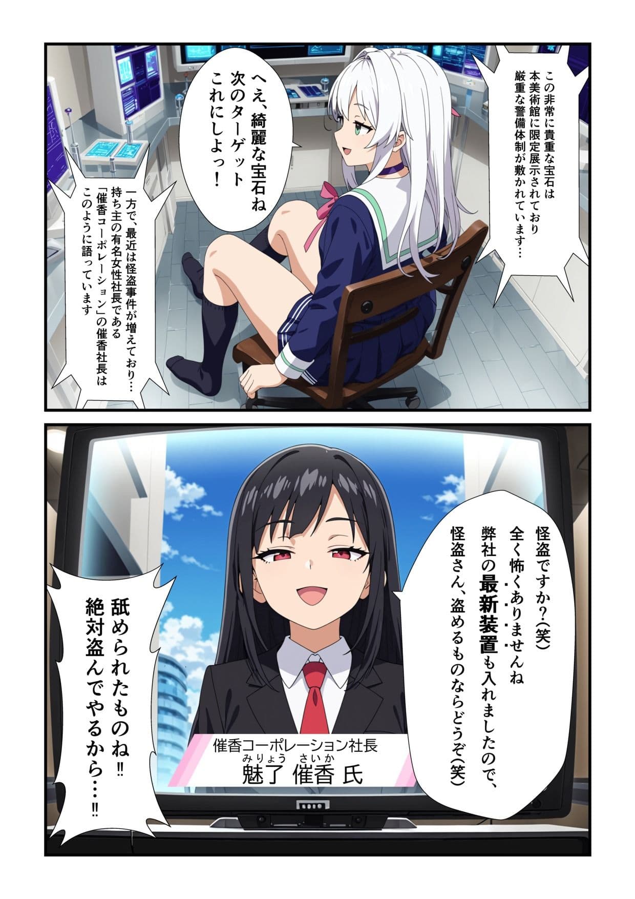 美少女怪盗 催〇クロロホルム奴● サンプル画像 3