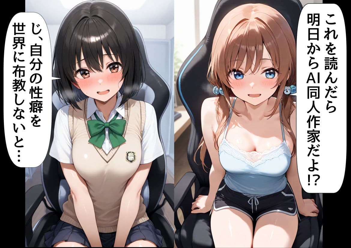 妹＆妹の親友と、エッチな同人誌を一緒に作った結果 サンプル画像 7