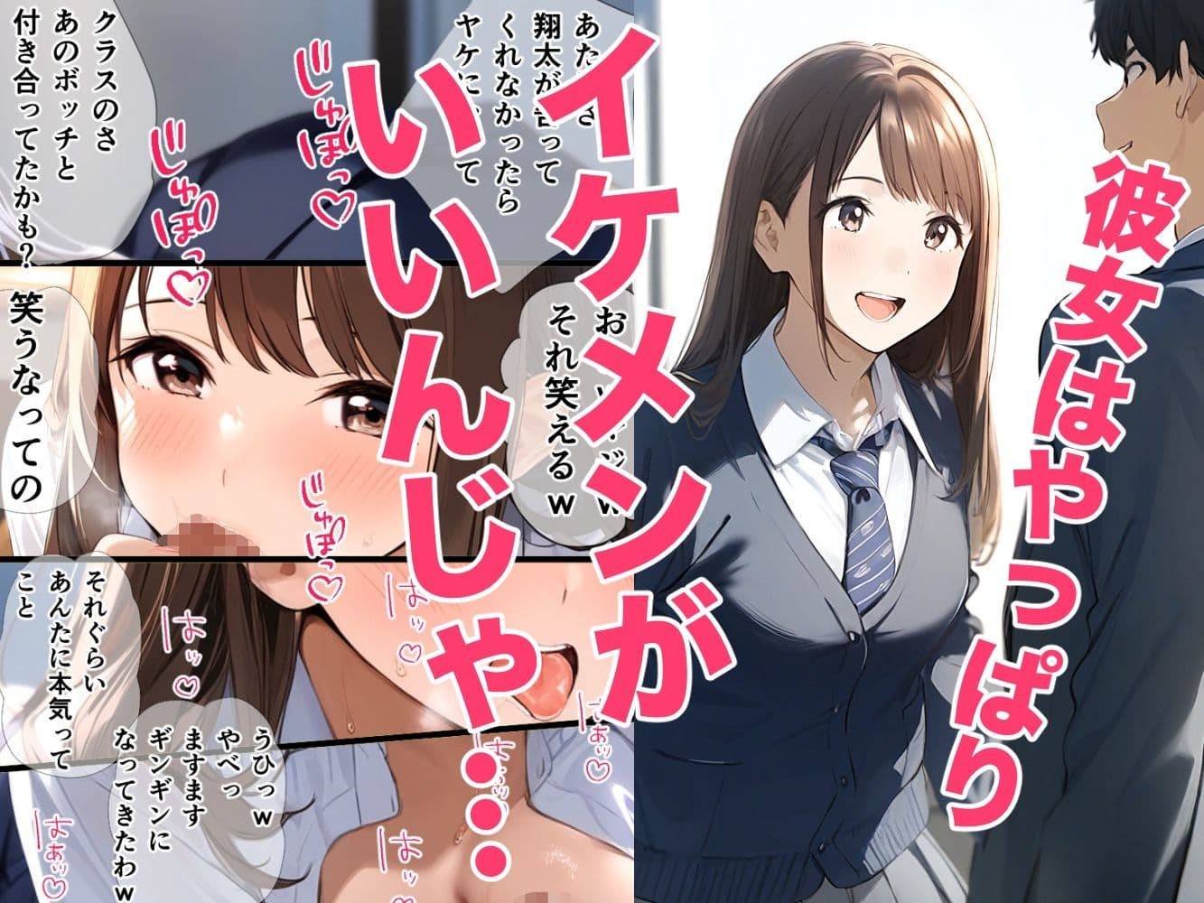 スクールカースト上位J Kと非モテの僕は実はセフレ！でも当然NTRの心配が！？ 「校内恋愛ハマる関係」 サンプル画像 5