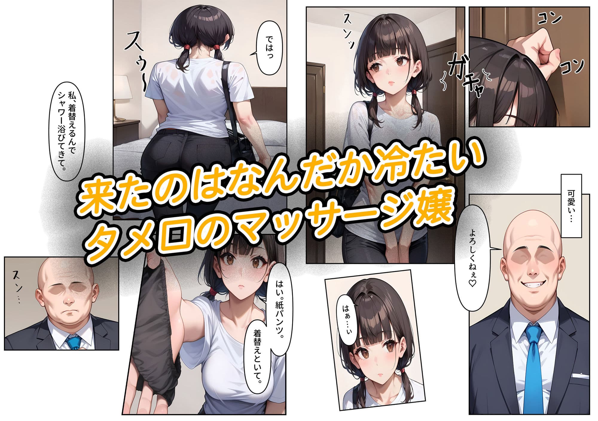 冷たいマッサージ嬢は僕のデカチンにご執心 サンプル画像 2