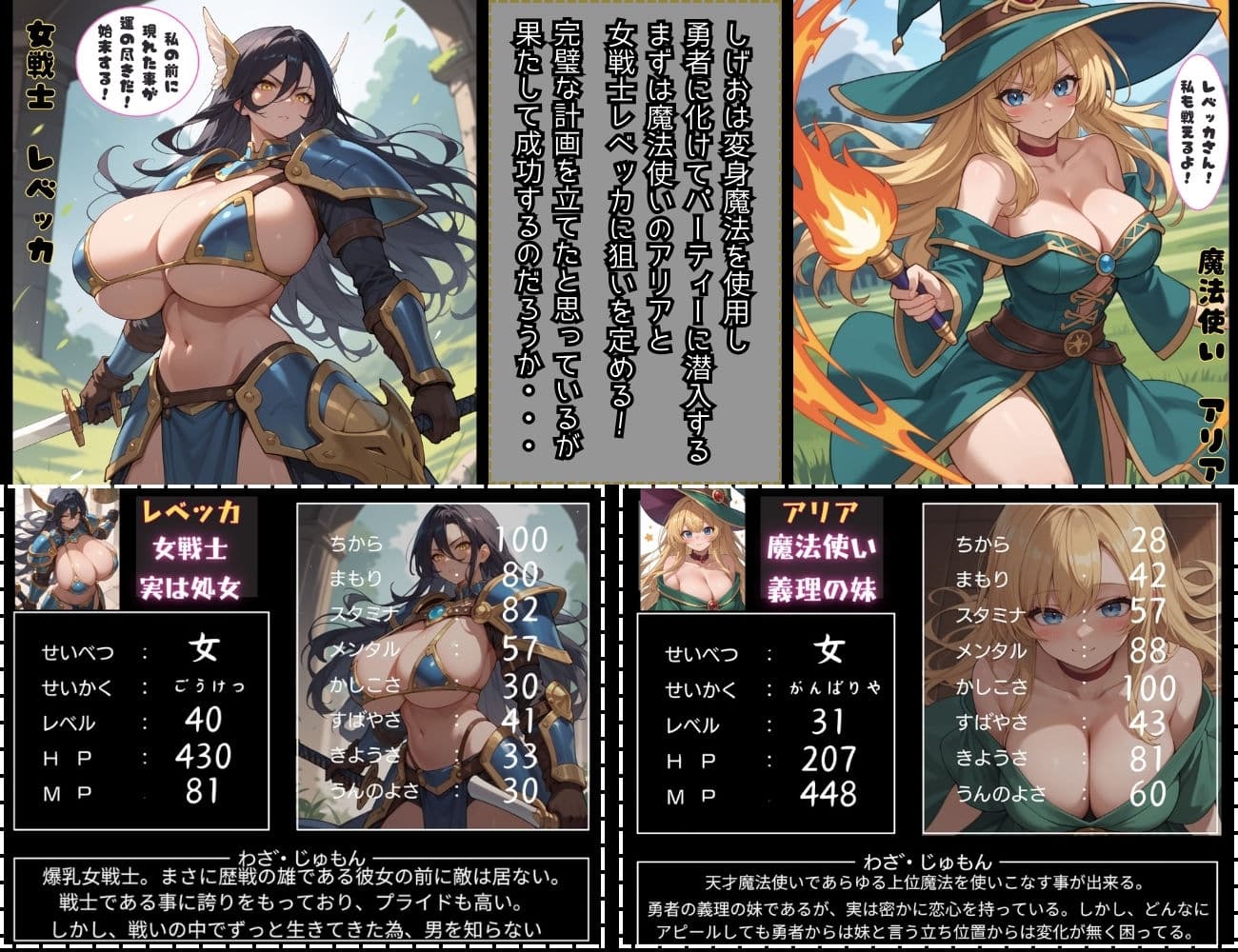 おっぱいquest モブの姿で異世界転生したけど頑張って勇者パーティーを乗っ取ります サンプル画像 4