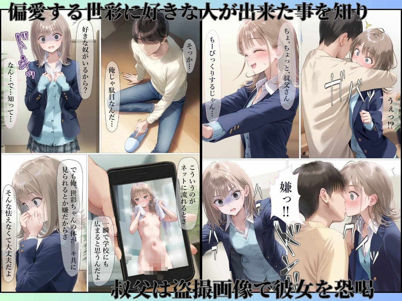 幼馴染が無理やりSEXさせられてるとこに遭遇したら サンプル画像 3