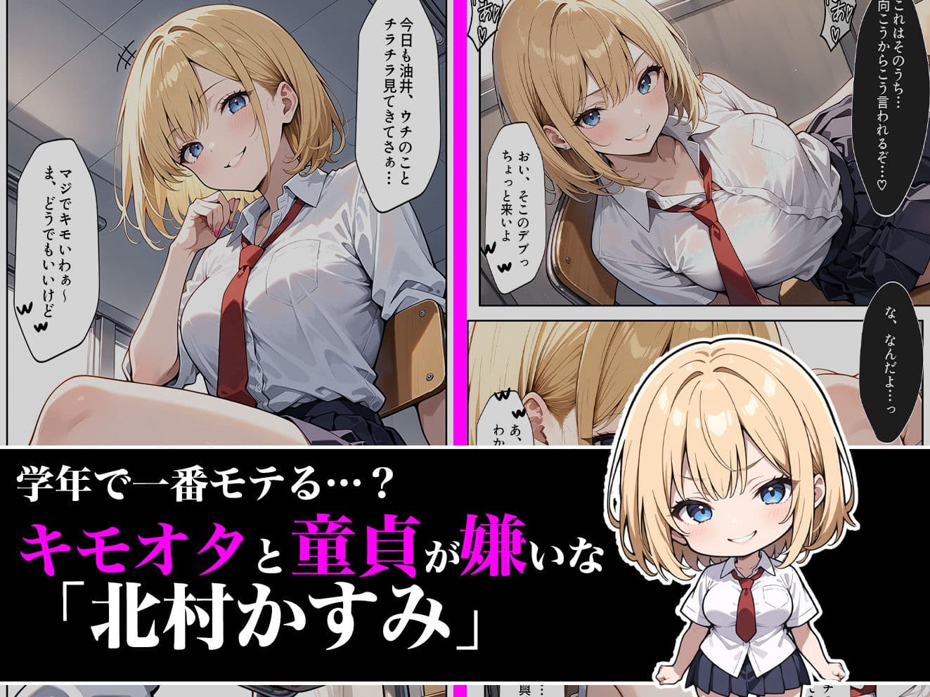 催○アプリでド変態にされる金髪ギャルの話 サンプル画像 1