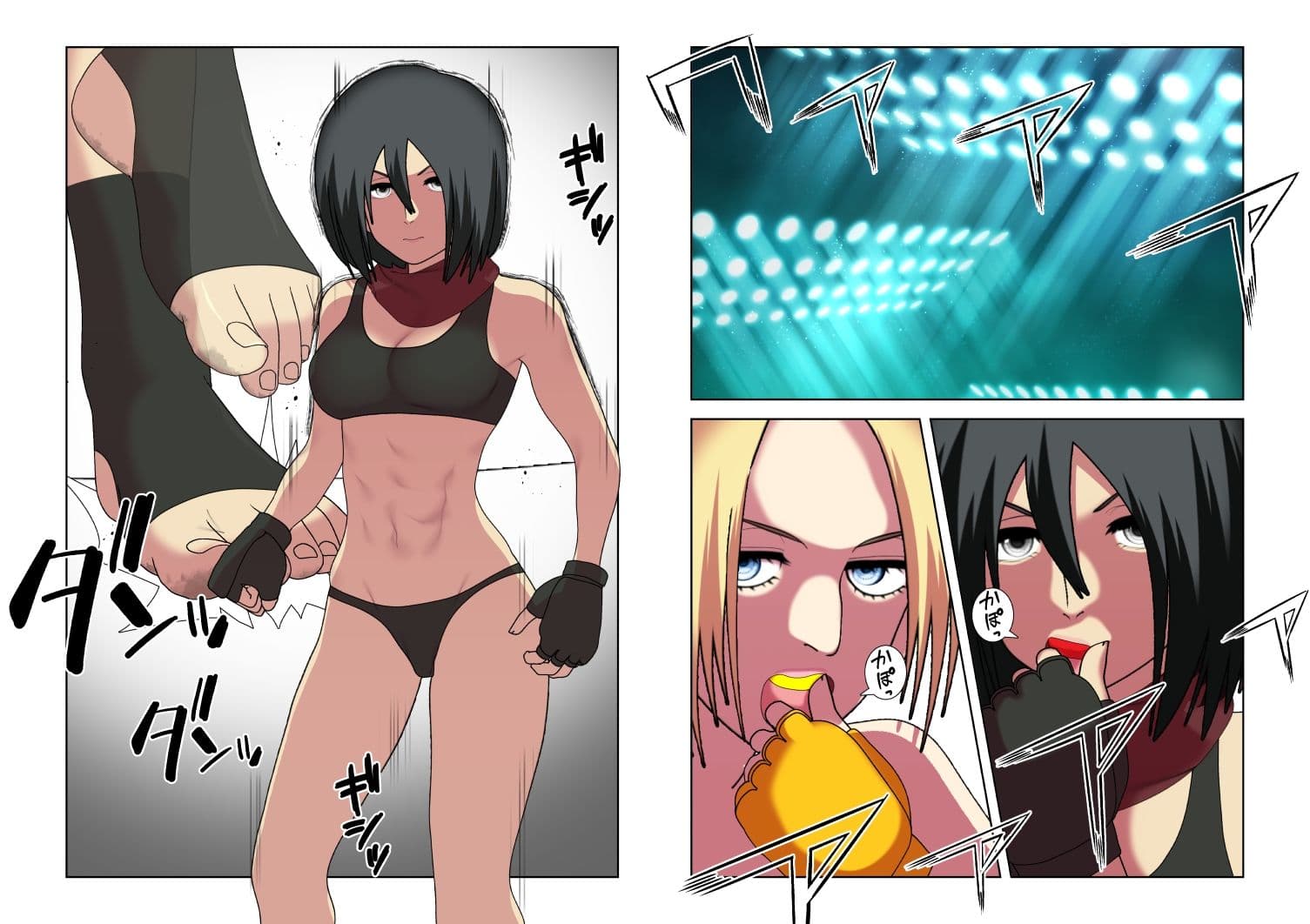 進撃の巨人ミカサVSアニMMA サンプル画像 1