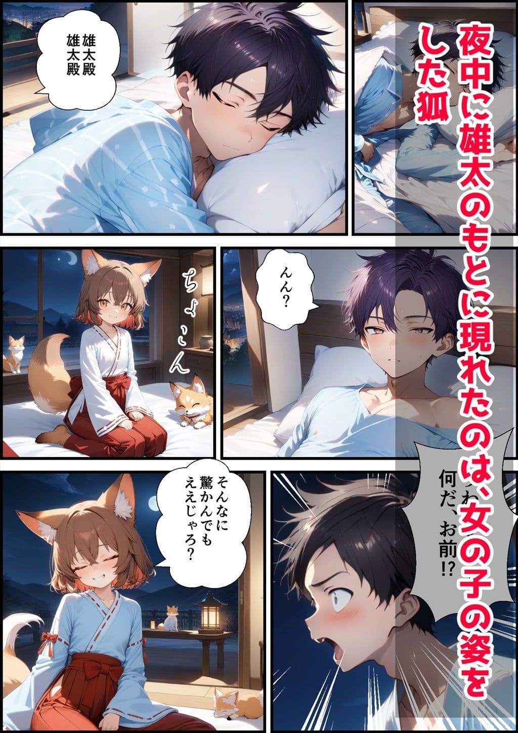 狐を助けて手に入れた催●魔眼の件 サンプル画像 2