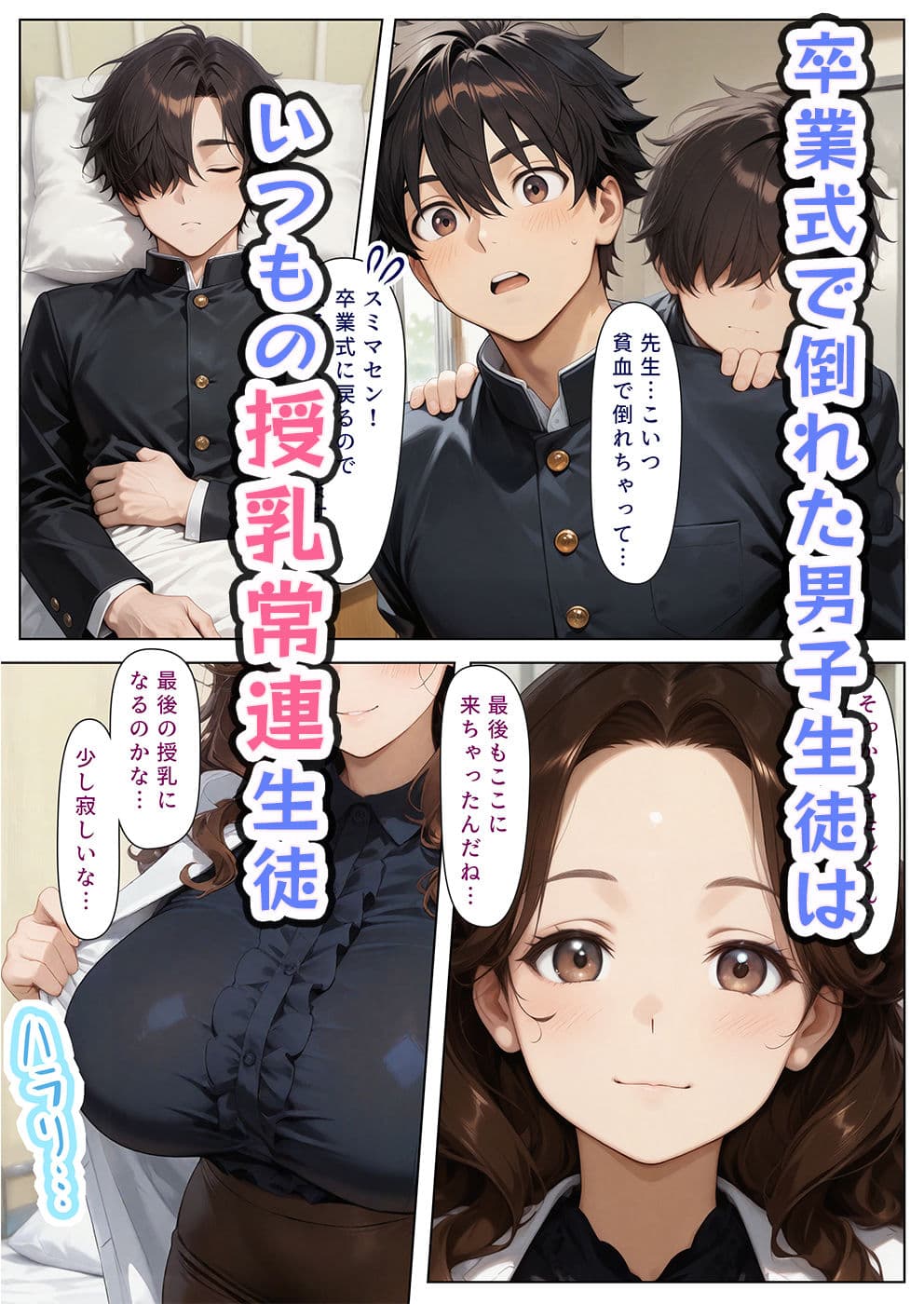 授乳保健室【卒業編酔いどれセンチメンタルはちゃめちゃセックス】 サンプル画像 2