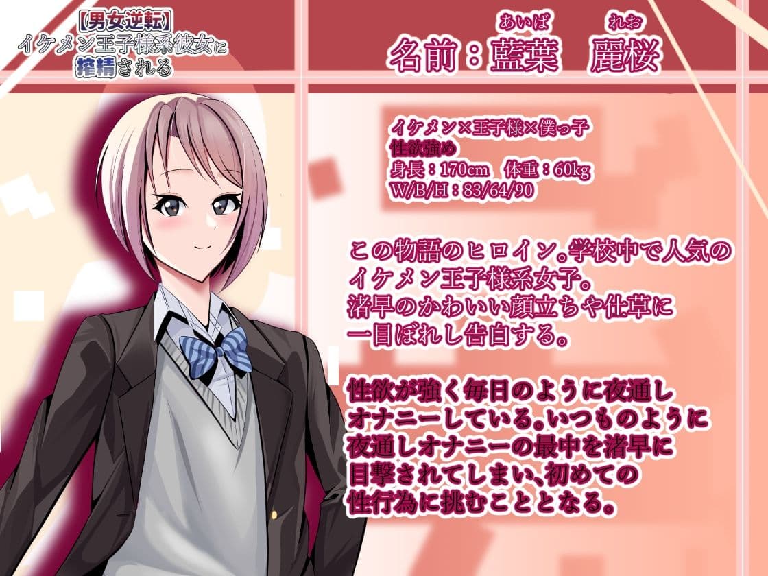 【男女逆転】イケメン王子様系彼女に搾精される サンプル画像 1