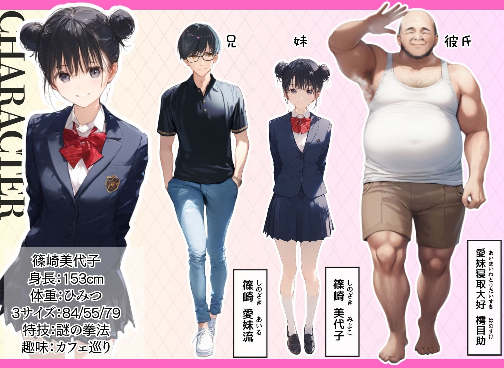 世界一かわいい俺の妹が突然連れてきた彼氏（おじさん）と超特濃種付けセックスをしていた件 サンプル画像 1