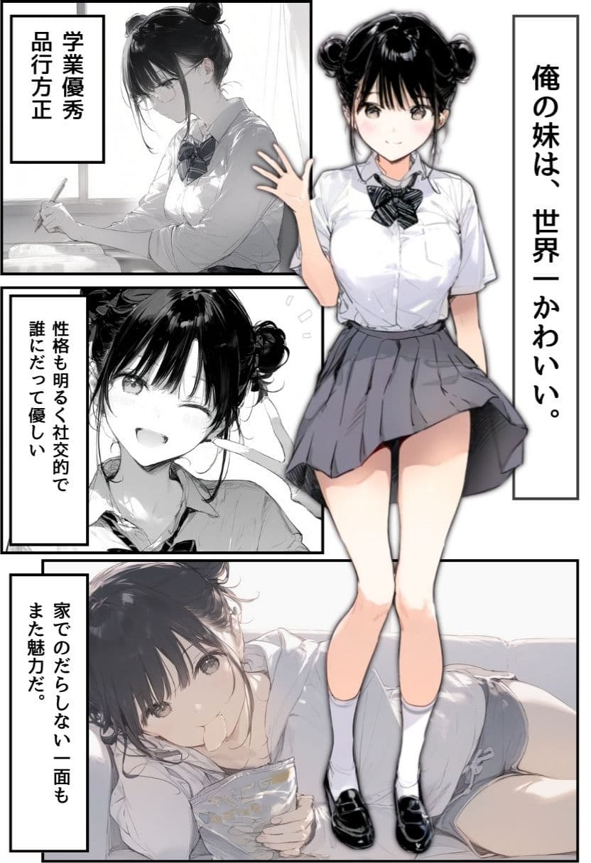 世界一かわいい俺の妹が突然連れてきた彼氏（おじさん）と超特濃種付けセックスをしていた件 サンプル画像 2