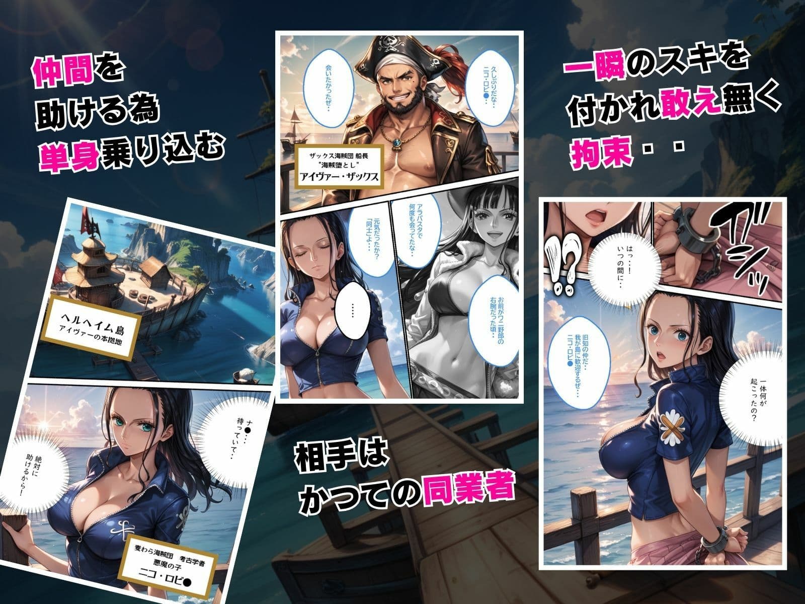 巨乳海賊狩り 2 〜三角木馬乱れ咲く百花繚乱〜 サンプル画像 4