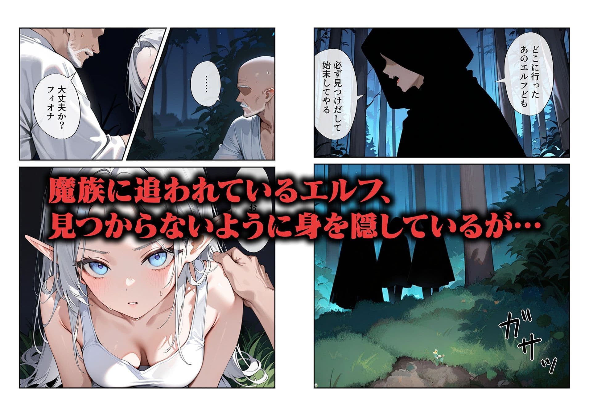 絶滅危惧種のエルフを救ってお持ち帰りした話 サンプル画像 1