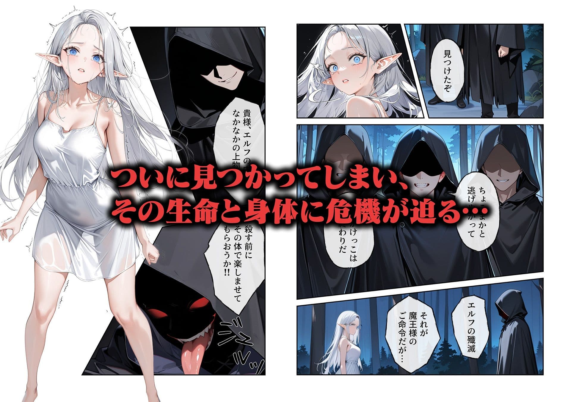 絶滅危惧種のエルフを救ってお持ち帰りした話 サンプル画像 2