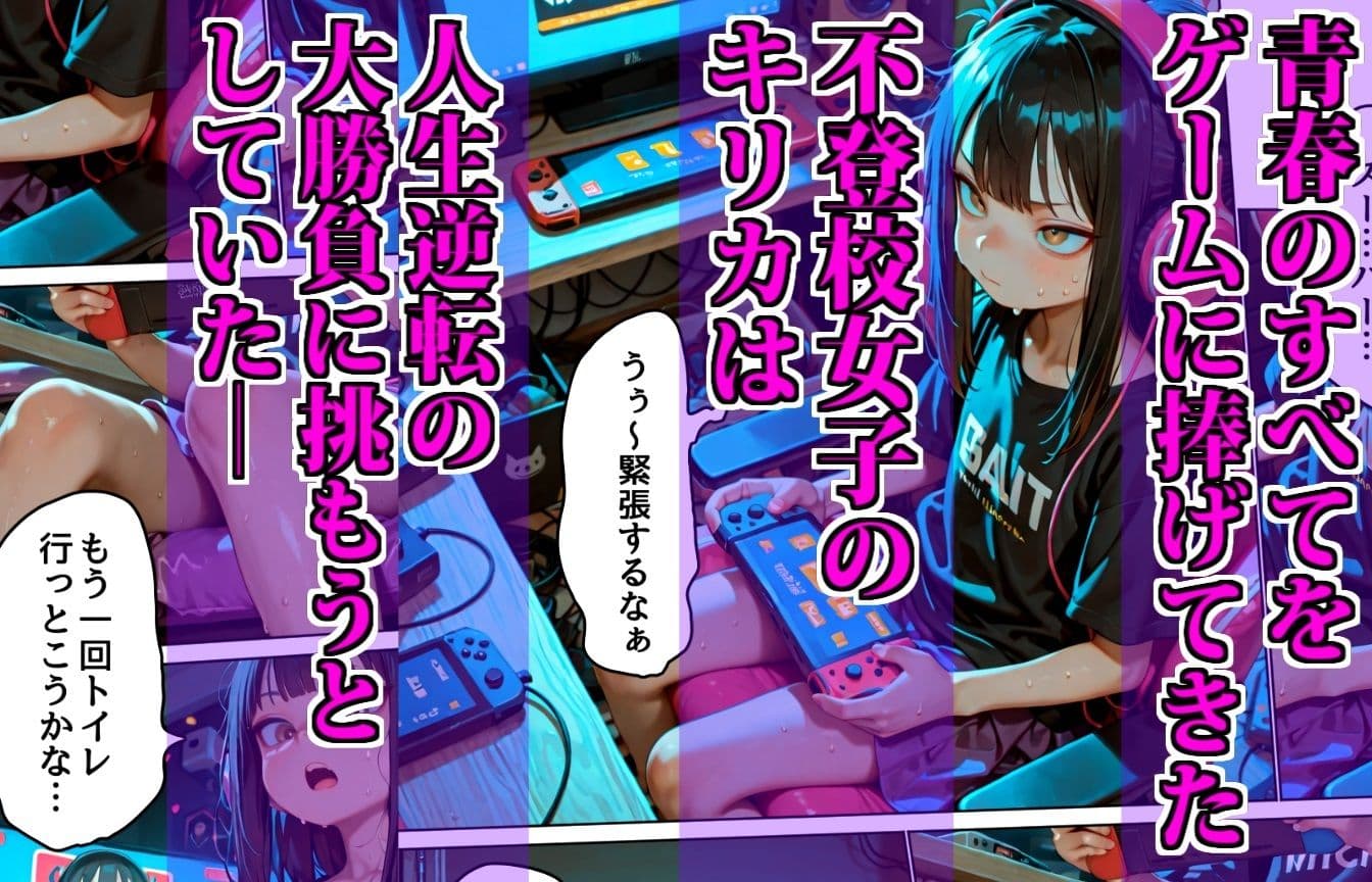 【肉便器】ゲーム中の娘の弱みにつけこむクソオヤジ サンプル画像 2