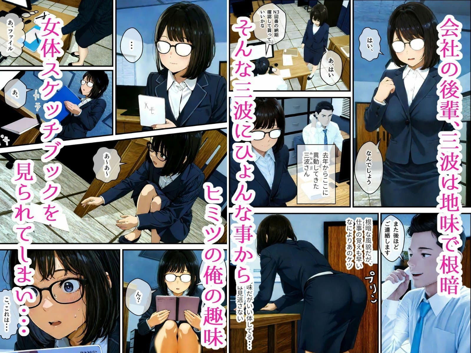 地味でオタクな後輩とエロ漫画を作ることになったんだが サンプル画像 3