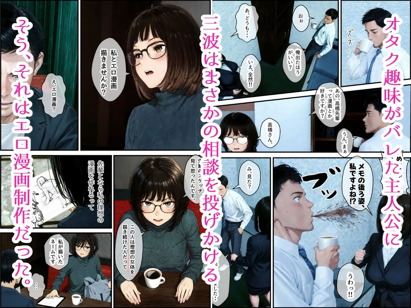 地味でオタクな後輩とエロ漫画を作ることになったんだが サンプル画像 4