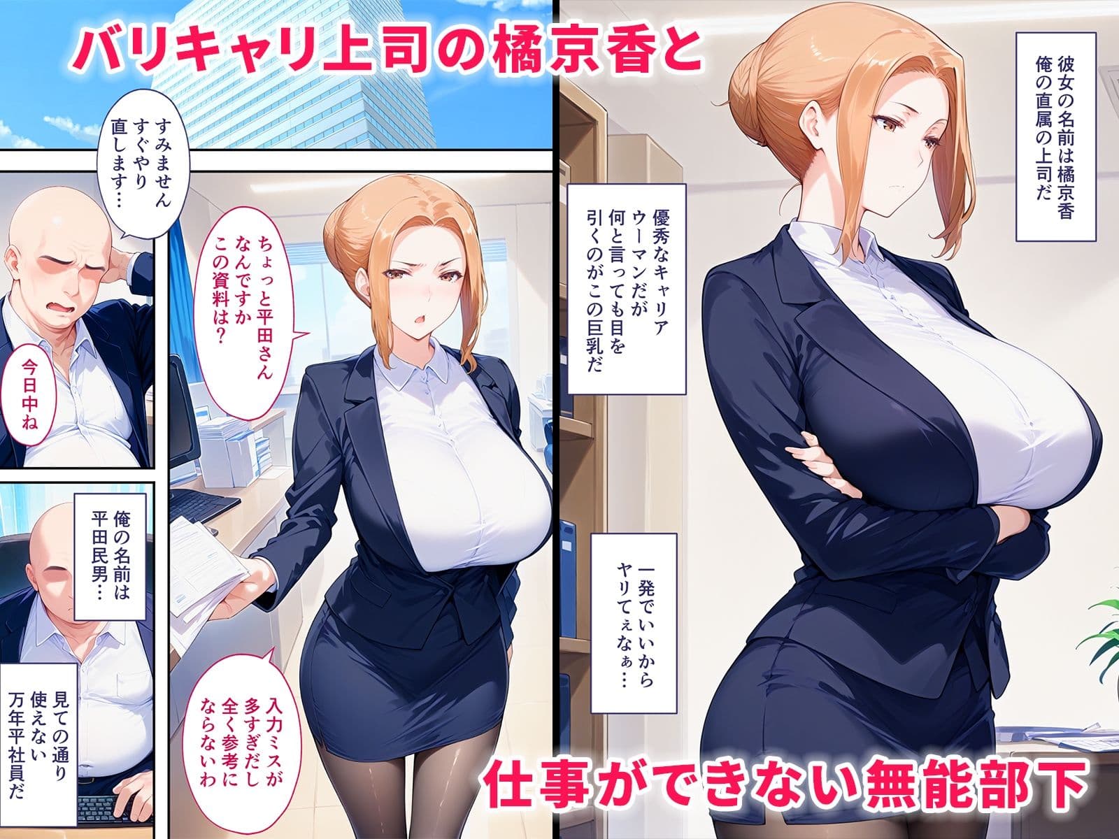 橘さんが無能部下に催●アプリで寝取られメス堕ちして孕まされる話 サンプル画像 1