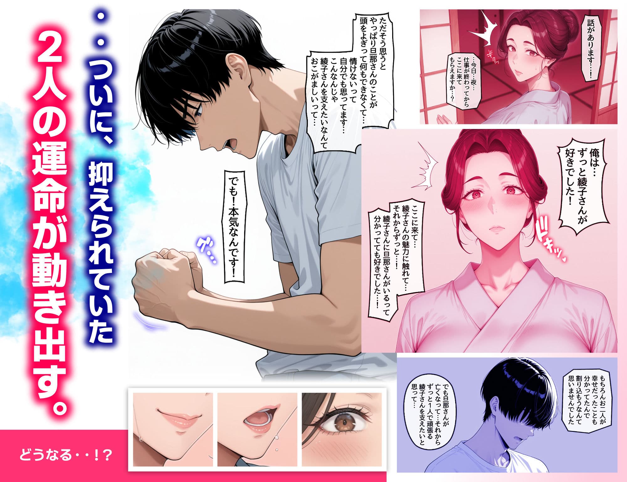 欲求不満を隠し続けてきた未亡人女将と汗だくで求め合う温泉宿の夜1 サンプル画像 10