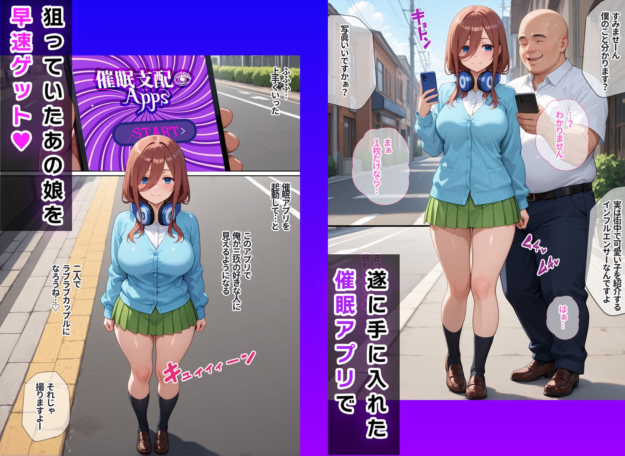 催●花嫁-五等分◯花嫁 中◯三玖編  【フルカラーコミック版】 サンプル画像 2