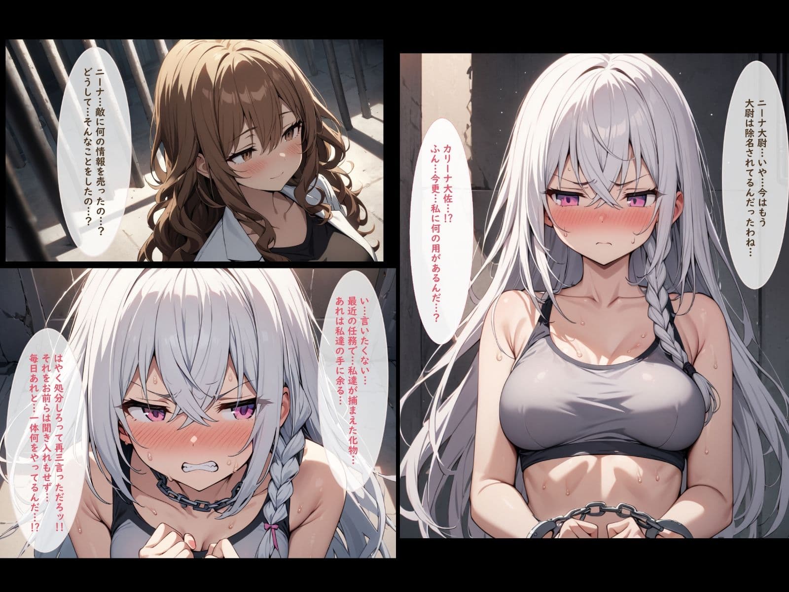 武装少女が触手に襲われたりふたなりになったりする話 サンプル画像 7