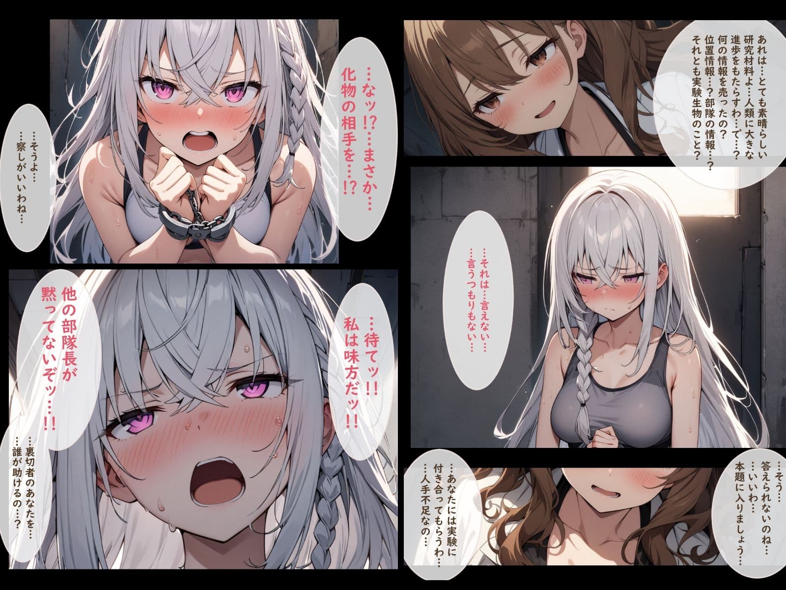 武装少女が触手に襲われたりふたなりになったりする話 サンプル画像 8