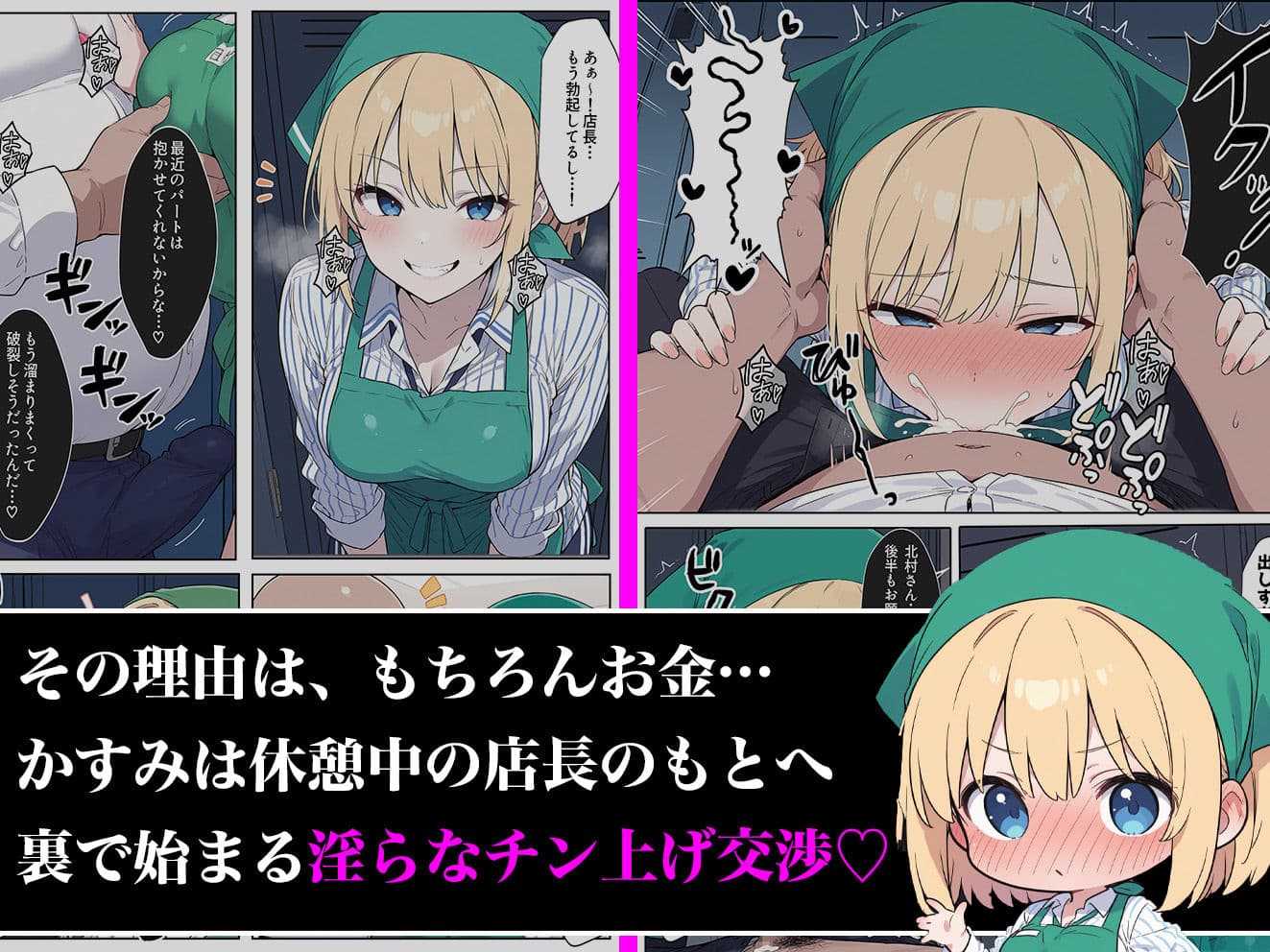 俺の前だとド変態になる金髪ギャルの話 サンプル画像 3