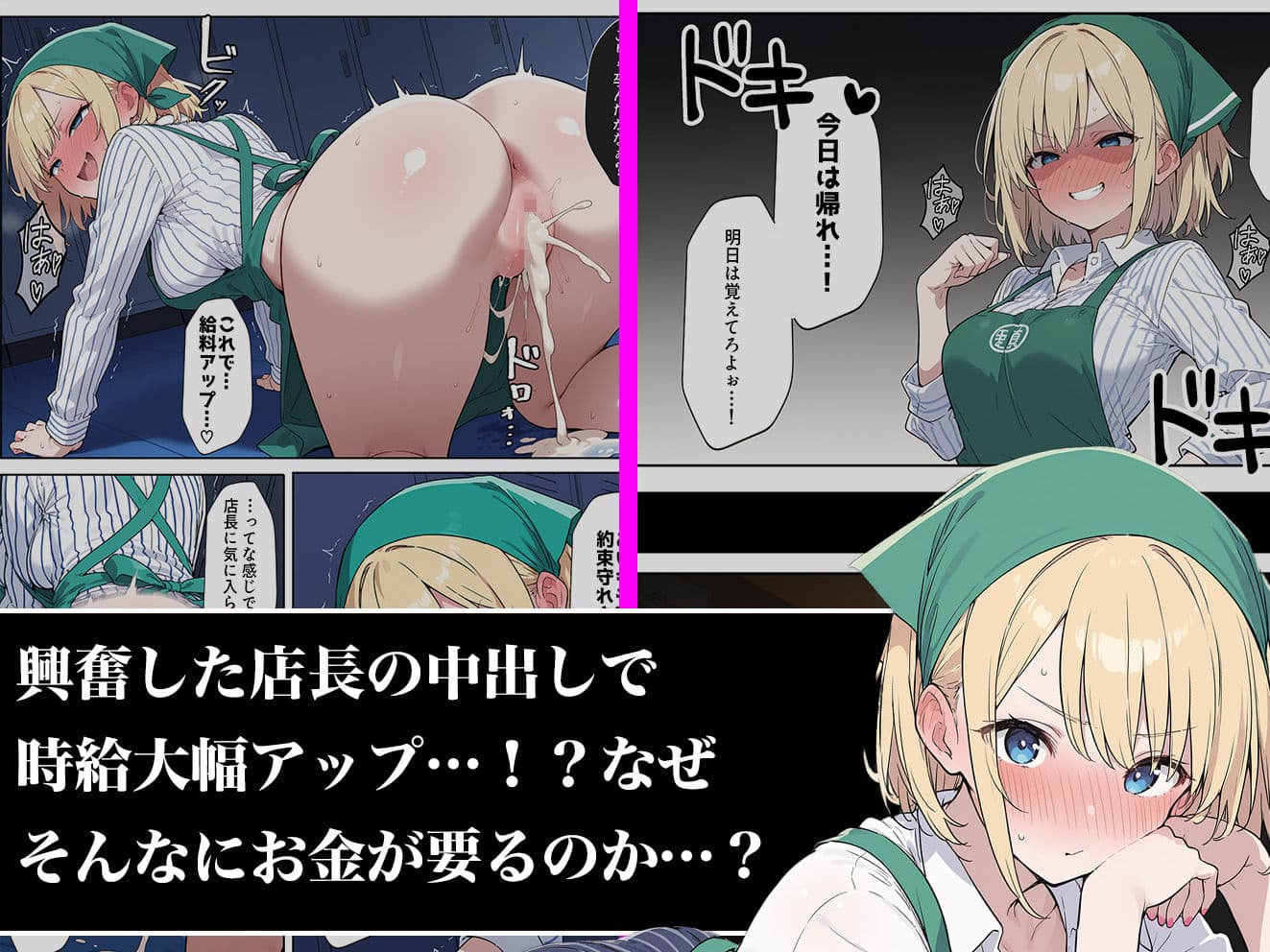 俺の前だとド変態になる金髪ギャルの話 サンプル画像 4