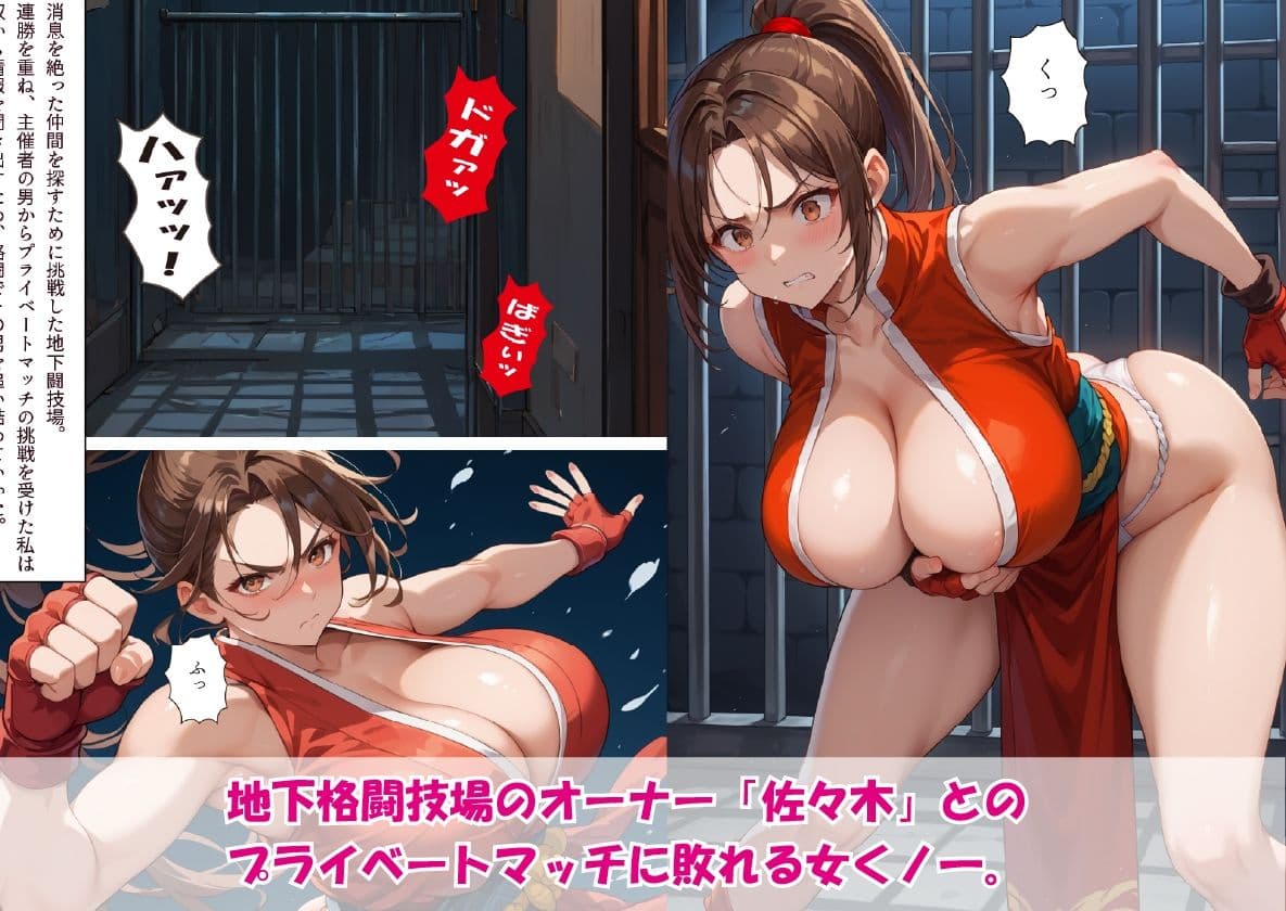 くノ一女格闘家 人格破壊工程 サンプル画像 3