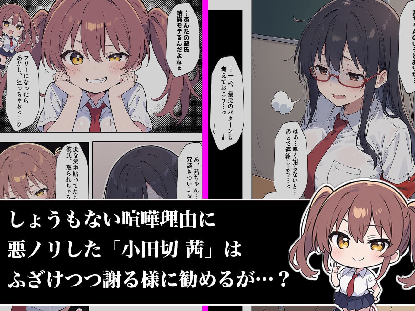 俺の前だとド変態になる真面目生徒会長の話 彼氏と喧嘩編 サンプル画像 2