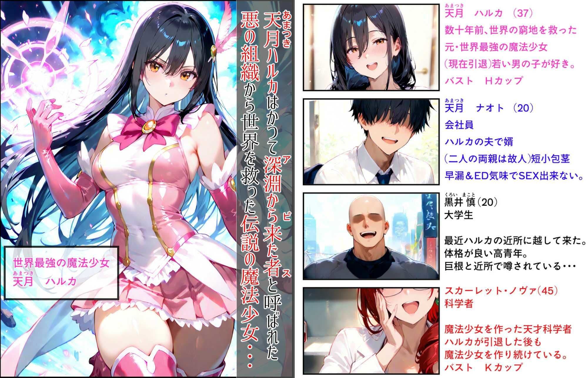 元・世界最強の魔法少女（37）が悪の組織に完全敗北する話 サンプル画像 1