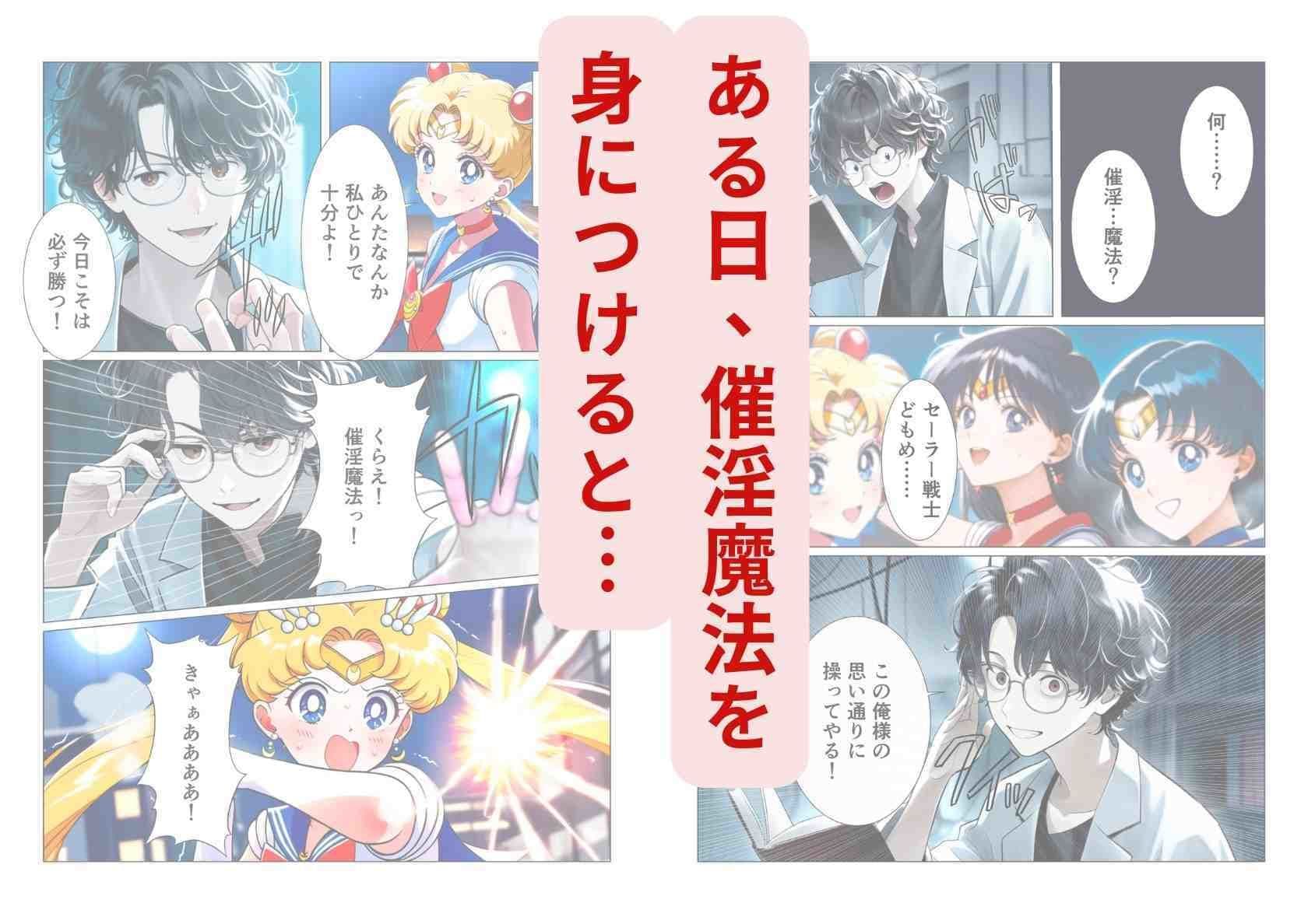 催淫魔法でセーラー戦士3人をアヘ堕ちさせる話 サンプル画像 2